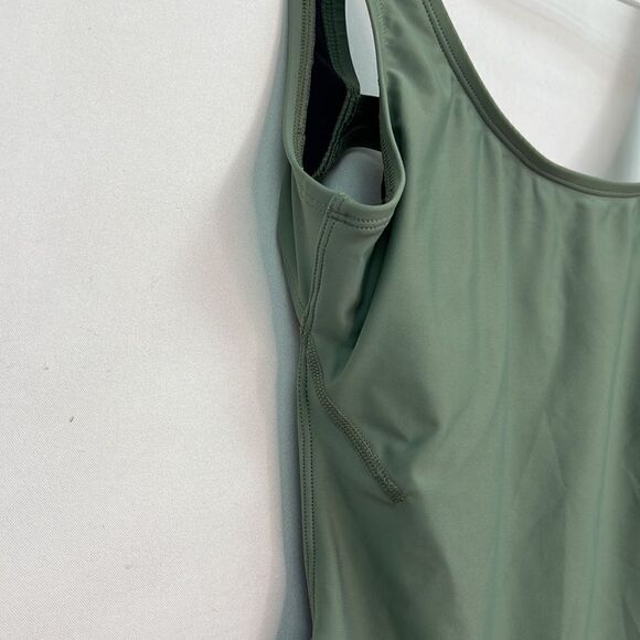 Saturdays NYC All Terrain one piece swim suit in Olive size medium NWT - Picture 7 of 11